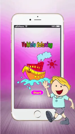 Game screenshot Best Games Education Veihicle Coloring Pages : Learn draw and paint For Kids !Fun apk