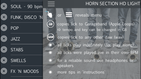 Horn Section HD Light screenshot