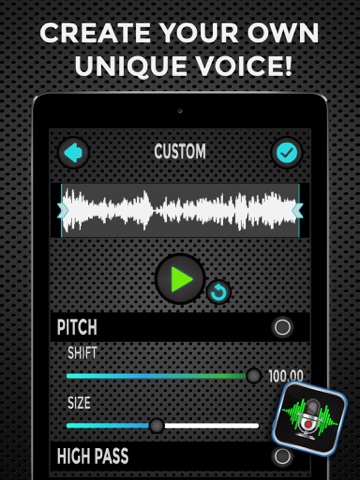 Screenshot #6 pour Enregistreur vocal et éditeur – Changer votre voix avec des effets sonores amusants