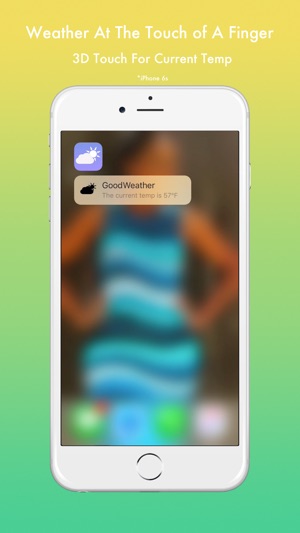 GoodWeather - Temperature Color Weather App Screenshot