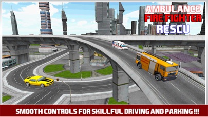 Ambulance 3D Firefighter Rescue iPhone screenshot