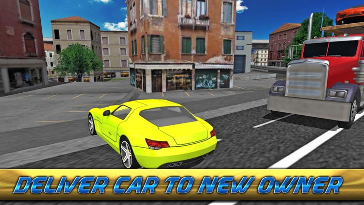 Car Transporter Truck Trailer Parking simulator