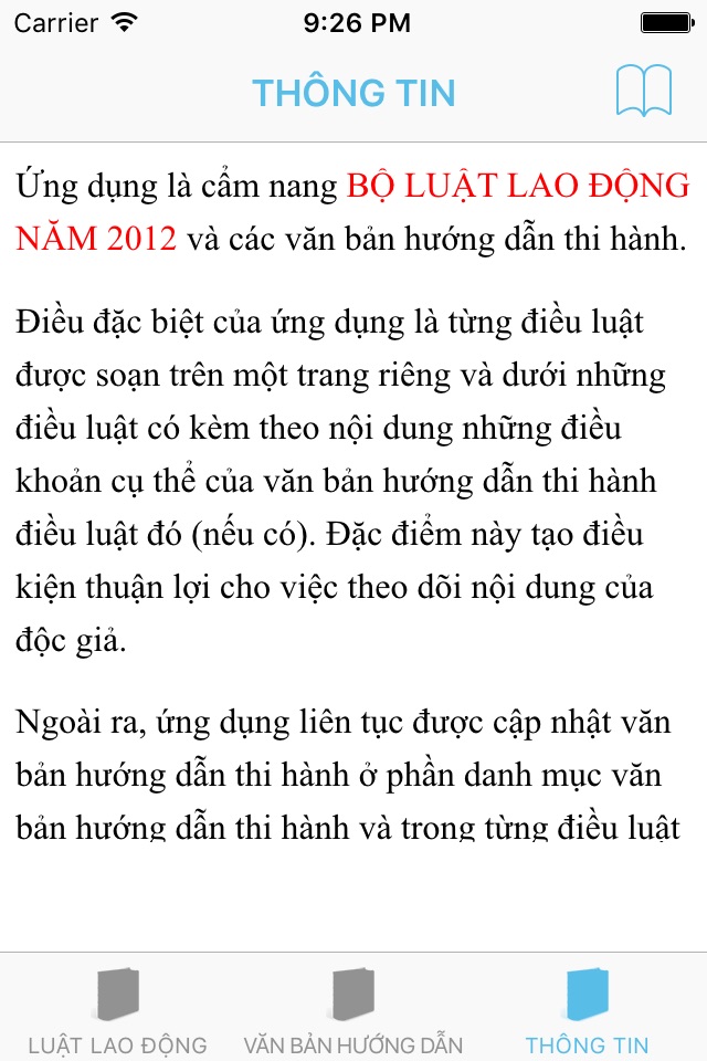 Bộ Luật Lao Động Năm 2012 screenshot 2