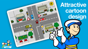 Goodyear Crossroad Safety - get safely through urban jungle and learn traffic rules screenshot