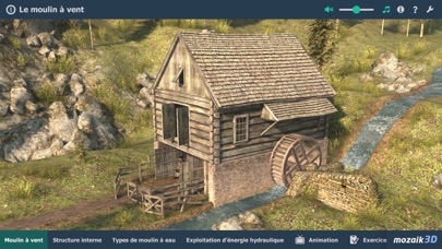Screenshot #1 pour mozaik3D app - Animations 3D