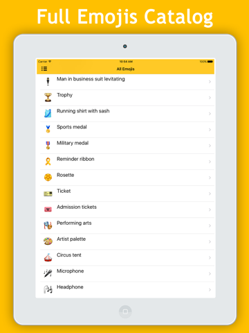 Emojicon - Lexicon of Emojis - Meaning of All Emojis iPad screenshot