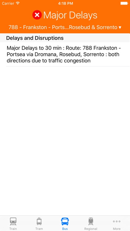 PTnotify - Disruption Information for Public Transport in Melbourne