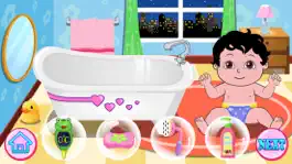Game screenshot Belle little newborn babysitter (Happy Box) baby care game for kids mod apk