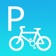 Bicycle and bike parking spot information sharing MAP app icon - Navigation app for iPhone