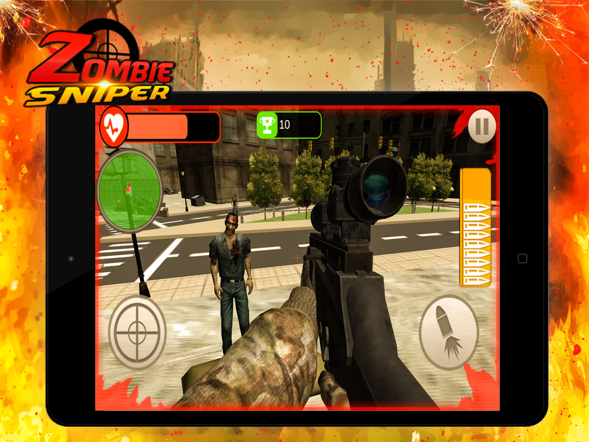 Death House of Zombies - A Virus Infected Police Officer At Cemetery screenshot 10