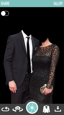 Couple Suit Photo Montagesのおすすめ画像3