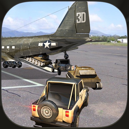 Army Cargo Plane Pilot 3D Simulator Icon