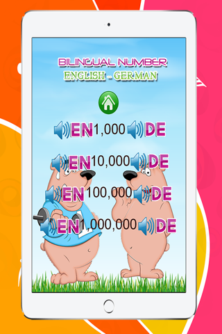 Learning English to German Number 1 to 100 Free : Education for Preschool and Kindergarten screenshot 4
