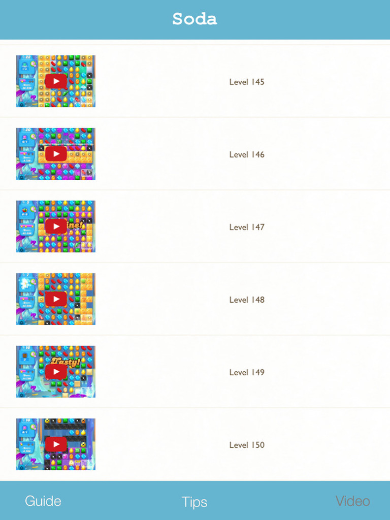 Guide & Video Tips for Candy Crush Soda Saga - Full strategy walkthrough. screenshot 4