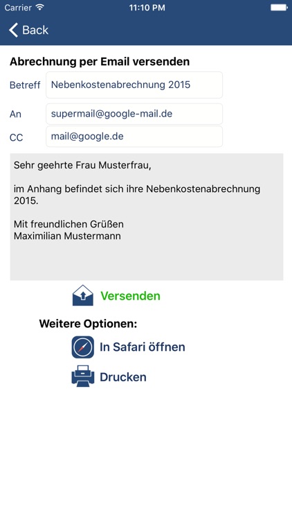 Nebenkosten App screenshot-3
