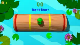 Game screenshot Froggy Log - Endless Arcade Log Rolling Simulator and Lumberjack Game Stay Dry and Dont Fall In The Water! mod apk