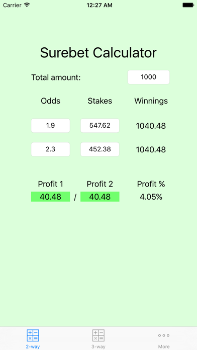 How to cancel & delete Surebet Calculator from iphone & ipad 1