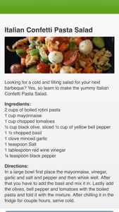 Simple Salad Recipes screenshot #3 for iPhone