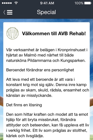 AVB Rehab & Utblidning screenshot 3