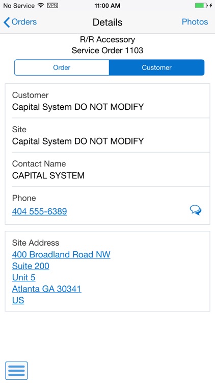 Review Team Service Orders Smartphone for JDE E1