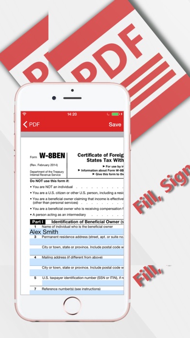 PDF Fill and Sign any Document Screenshot