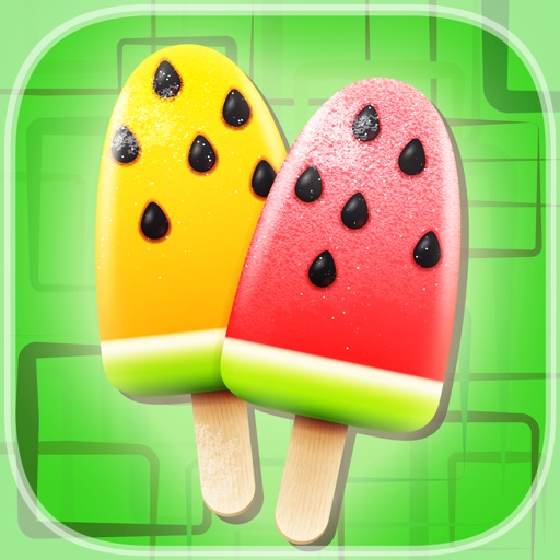 Frozen Ice Cream Match And Link - FREE - Snowman Puzzle Line Maker Challenge Icon