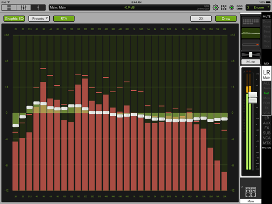 Mackie Master Fader 4 iPad screenshot 4 - Music app