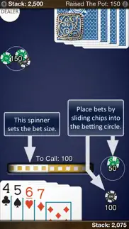 heads up: omaha (1-on-1 poker) iphone screenshot 1