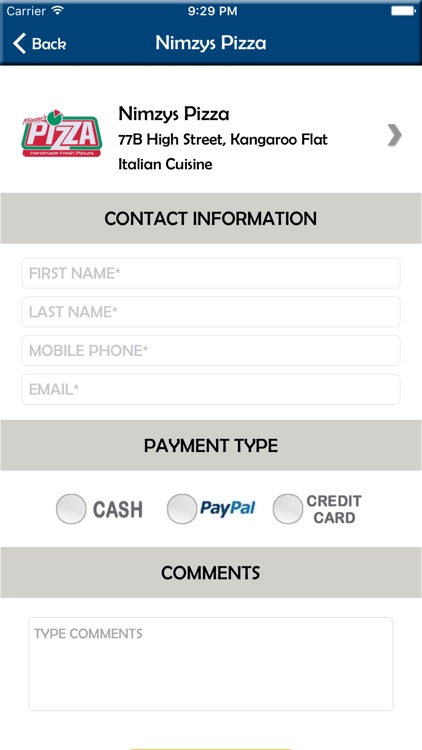 Nimzys Pizza screenshot-4