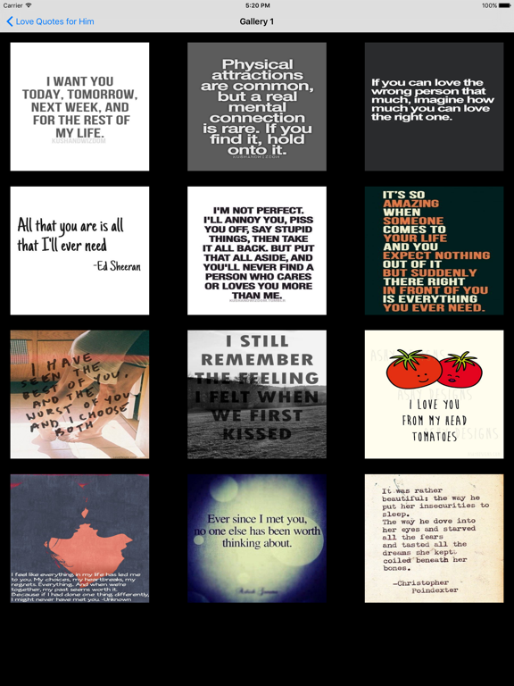 Screenshot #5 pour Cute Love Quotes for Him :Quotes About Love