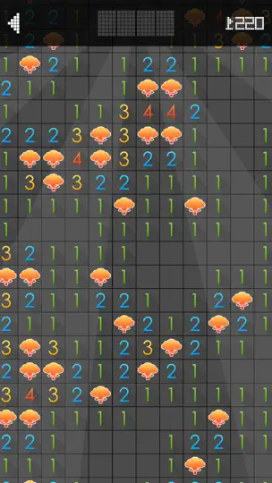 Скриншот Minesweeper. Black [Сапёр] на iPhone 2