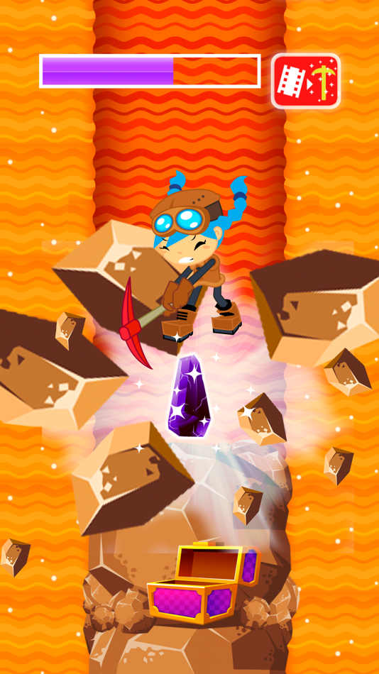 #2. GEMRUSH - Gems to Dig and Discover! (iOS) 由: Fantamstick