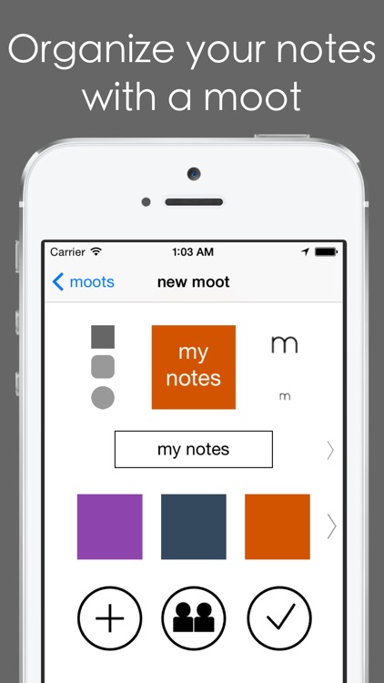 moot app - social notes