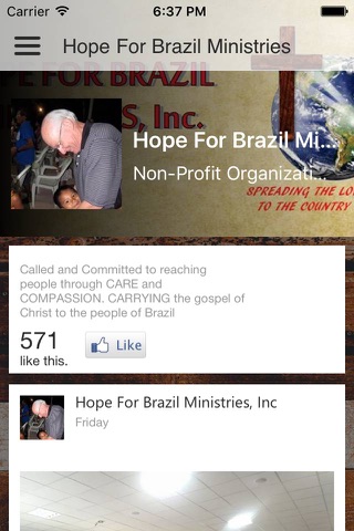 Hope for Brazil Ministries screenshot 2