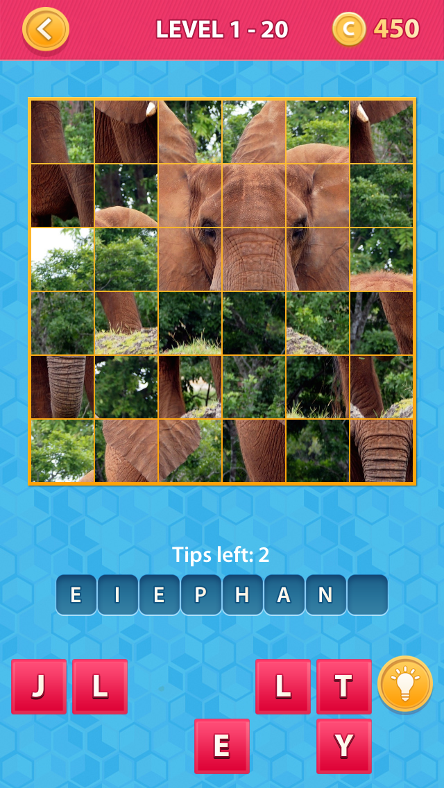 Mosaic - trivia image quiz and word puzzle game to guess words by small parts of imagesのおすすめ画像2