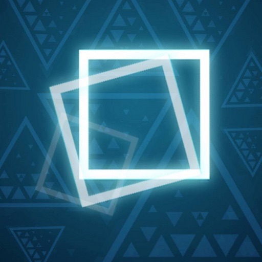 Neon Square Jump - Swap & Run again Geometric Shapes, Triangles and Dots on Limitless Speed Dash icon