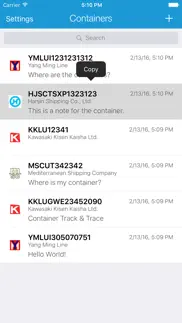 container track & trace iphone screenshot 3