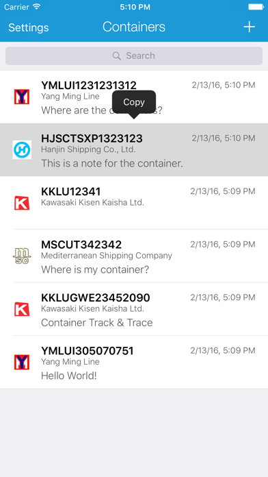 Screenshot #3 pour Container Track & Trace