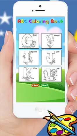 Game screenshot ABC Animals coloring book for kindergarten kids and toddlers hack