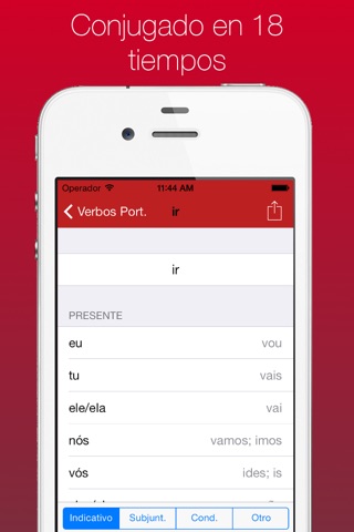 Portuguese Verb Conjugator Pro screenshot 3