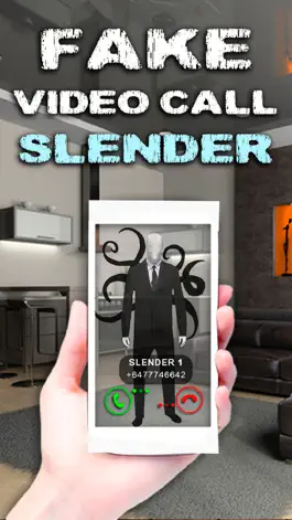 Game screenshot Fake Video Call Slender apk