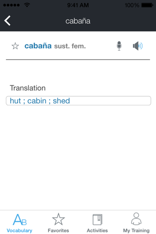 Rosetta Stone Spanish (Spain) Vocabulary screenshot 3