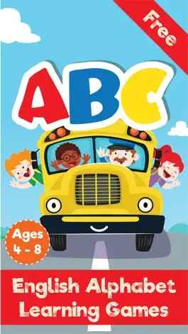 Game screenshot School Bus Alphabet abc tracing and coloring games for kids mod apk