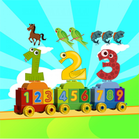 Toddler counting 123 - Touch the object To Start count for Preschool and kindergarten