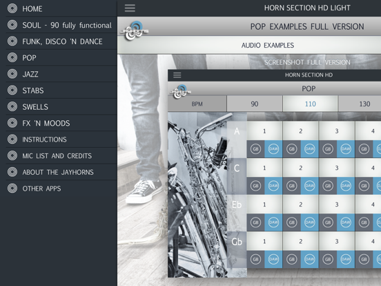 Screenshot #5 pour Horn Section HD Light