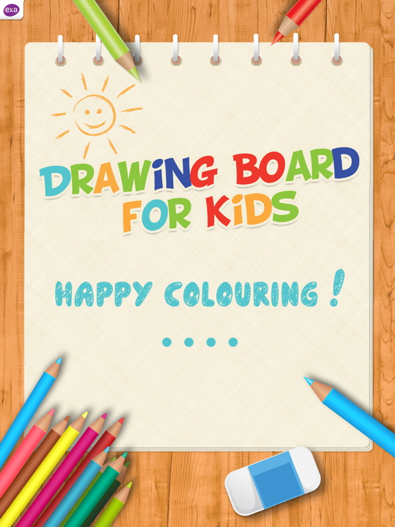 Doodle Drawing Board for Kids iPad screenshot