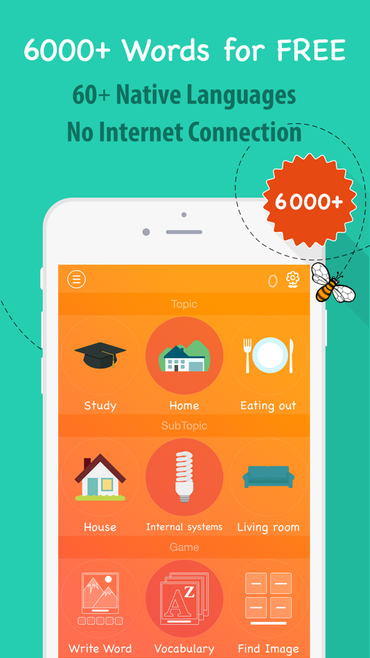 #1. 6000 Words - Learn Turkish Language for Free (iOS) 由: Andrian Andronic