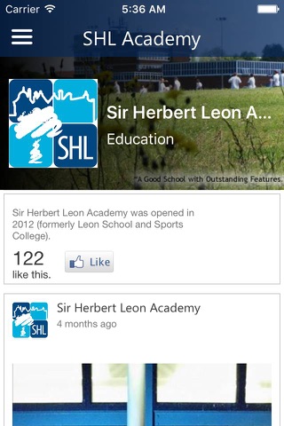 Sir Herbert Leon Academy screenshot 2