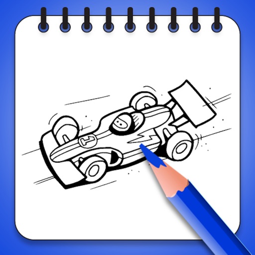 Free Cars Coloring Book iOS App