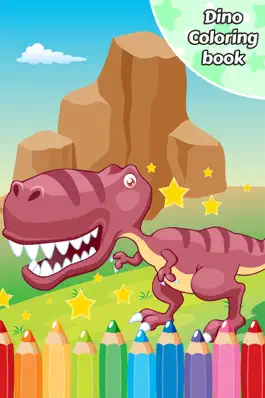 Game screenshot Dino Coloring Book Drawing for Kid Games mod apk